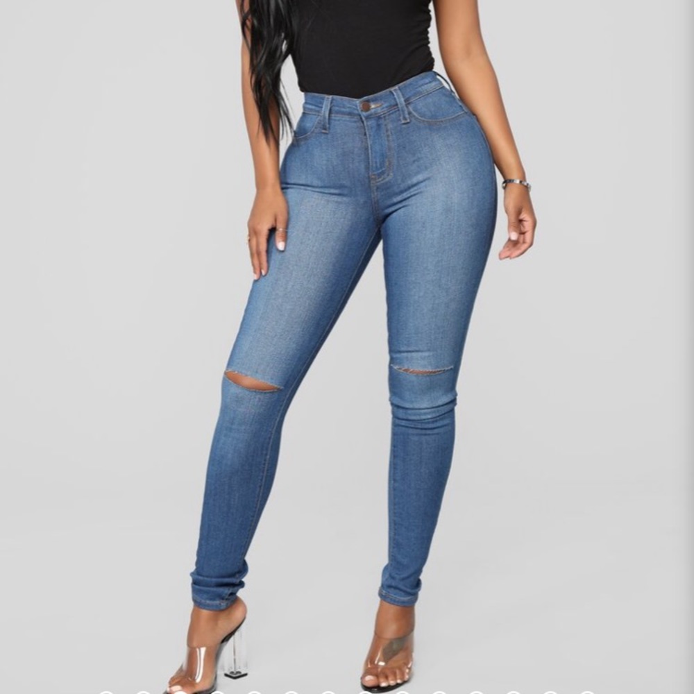 Fashion nova jeans sz. 7